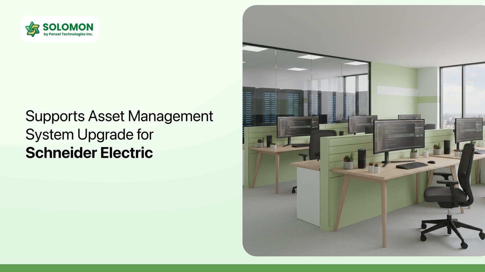 Supports Asset Management System Upgrade for Schneider Electric
